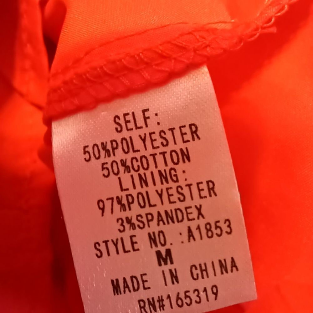 DAY + MOON Formal Mini Dress Engagement Party Babydoll Ruffles Coral Pink Size M - Picture 10 of 12